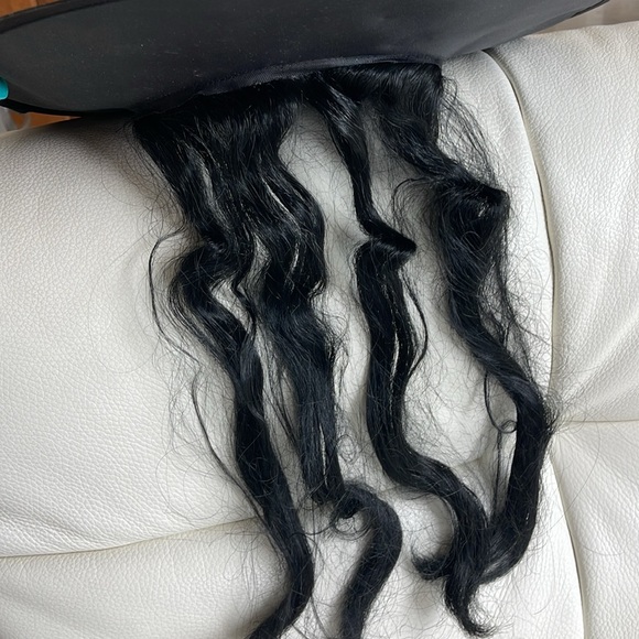 Witch hat with fake hair and new witch fingers - Picture 3 of 10